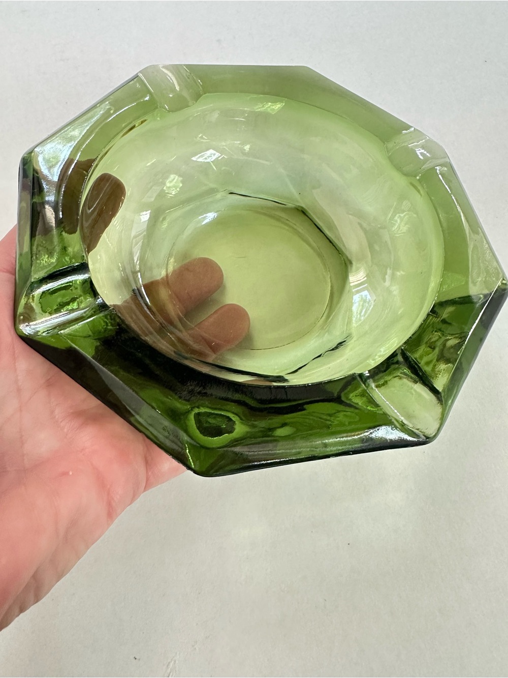Vintage Glass Ashtray
